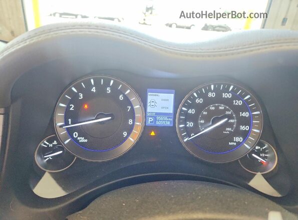 JN1BY1PR0HM210133 2017 INFINITI Q70L White Widok zestawu wskaźników