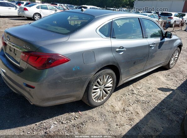 JN1BY1PR3GM720796 2016 INFINITI Q70L Серый Задняя правая четверть