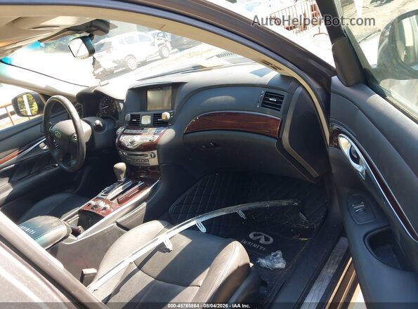 JN1BY1PR3GM720796 2016 INFINITI Q70L Серый Вид салона спереди