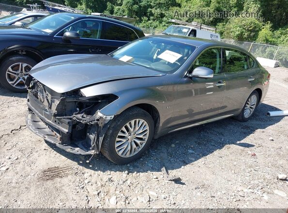 JN1BY1PR3GM720796 2016 INFINITI Q70L Серый Передняя левая четверть