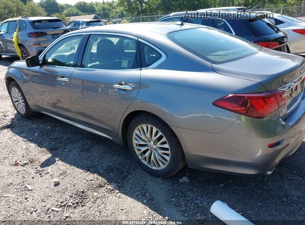JN1BY1PR3GM720796 2016 INFINITI Q70L Серый Задняя левая четверть
