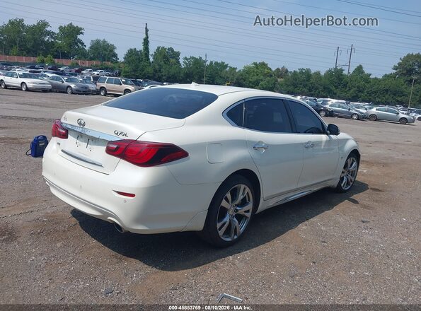 JN1BY1PR6HM210413 2017 INFINITI Q70L White Rear right