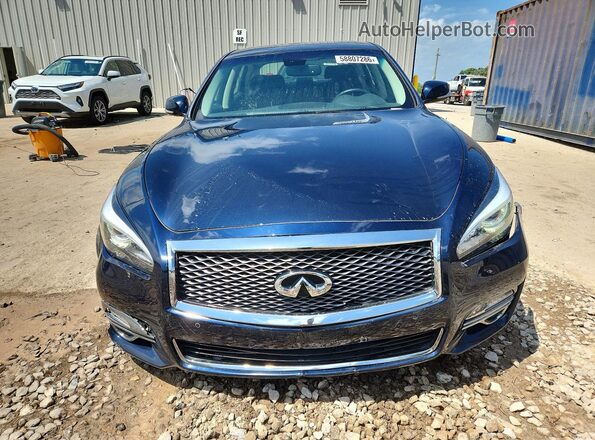 JN1BY1PR6JM370037 2018 INFINITI Q70L Blue Դիմացի տեսք