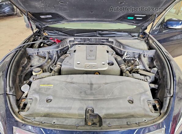 JN1BY1PRXGM720133 2016 INFINITI Q70L Blue Widok wnętrza z tyłu