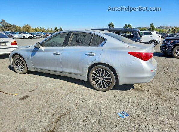 JN1CV7AP0HM641840 2017 INFINITI Q50 Серебряный Задняя правая четверть
