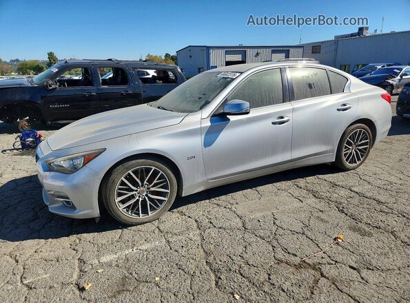 JN1CV7AP0HM641840 2017 INFINITI Q50 Серебряный Задняя левая четверть