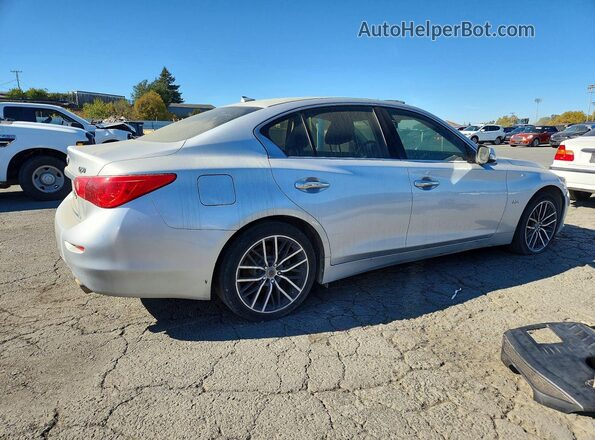 JN1CV7AP0HM641840 2017 INFINITI Q50 Серебряный Вид спереди