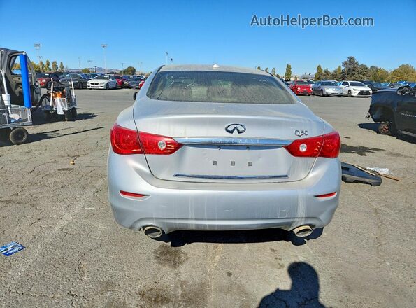 JN1CV7AP0HM641840 2017 INFINITI Q50 Серебряный Вид подкапотного пространства