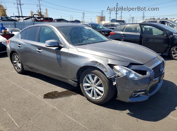 JN1CV7AP2HM642472 2017 INFINITI Q50 Серый Передняя правая четверть