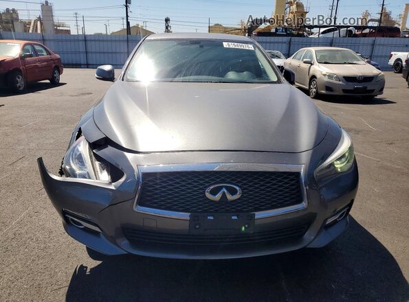 JN1CV7AP2HM642472 2017 INFINITI Q50 Серый Вид спереди