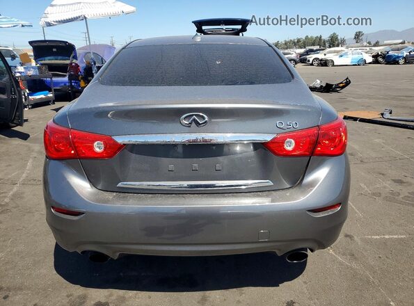JN1CV7AP2HM642472 2017 INFINITI Q50 Серый Вид сзади