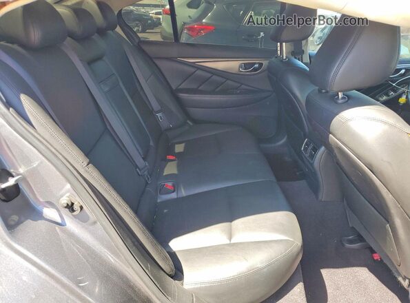 JN1CV7AP2HM642472 2017 INFINITI Q50 Серый Вид задних сидений
