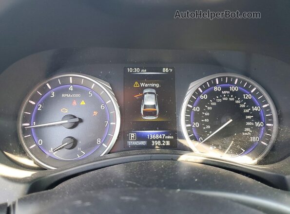 JN1CV7AP2HM642472 2017 INFINITI Q50 Серый Вид щитка приборов