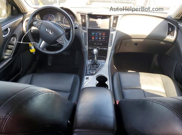 JN1CV7AP2HM642472 2017 INFINITI Q50 Серый Вид панели приборов