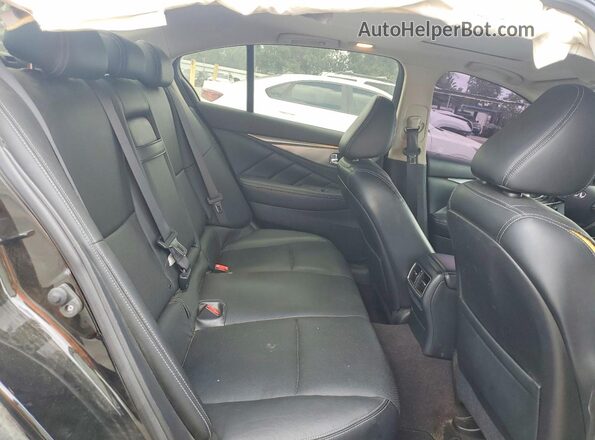 JN1CV7AP3HM641217 2017 INFINITI Q50 Black Vista de los asientos traseros