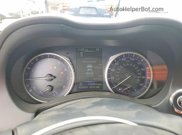 JN1CV7AP3HM641217 2017 INFINITI Q50 Black Vista del cuadro de instrumentos
