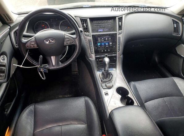 JN1CV7AP3HM641217 2017 INFINITI Q50 Black Vista del salpicadero