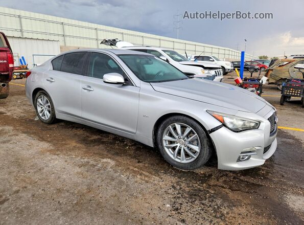JN1CV7AP4GM201697 2016 INFINITI Q50 Silver Przód prawy
