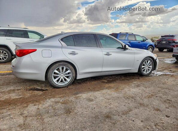 JN1CV7AP4GM201697 2016 INFINITI Q50 Silver Tył prawy