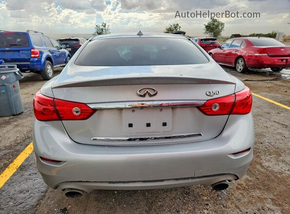 JN1CV7AP4GM201697 2016 INFINITI Q50 Silver Widok z tyłu