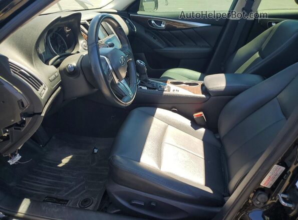 JN1CV7AP6JM241612 2018 INFINITI Q50 Black Vista interior delantera