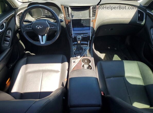 JN1CV7AP6JM241612 2018 INFINITI Q50 Black Vista del salpicadero