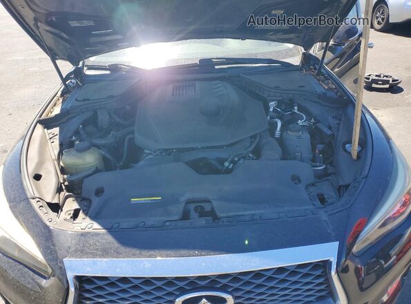 JN1CV7AP6JM241612 2018 INFINITI Q50 Black Vista interior trasera