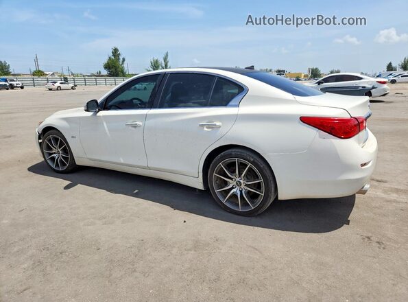JN1CV7AP7HM640510 2017 INFINITI Q50 White Trasero izquierdo
