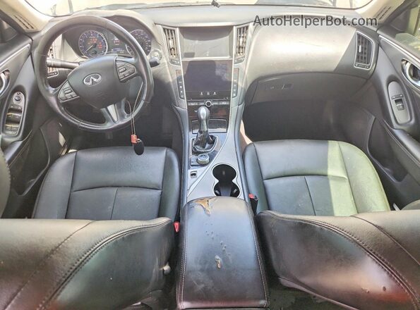 JN1CV7AP7HM640510 2017 INFINITI Q50 White Vista del salpicadero