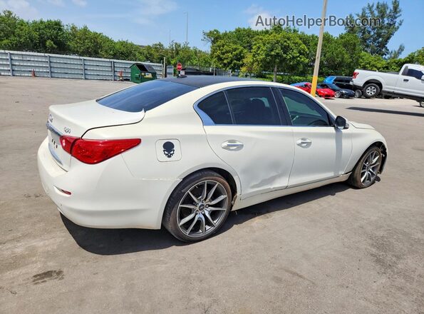 JN1CV7AP7HM640510 2017 INFINITI Q50 White Trasero derecho
