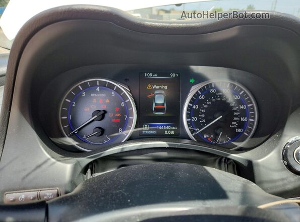 JN1CV7AP7HM640510 2017 INFINITI Q50 White Vista del cuadro de instrumentos