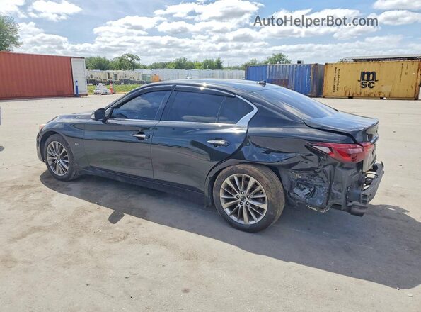 JN1CV7AP9JM241443 2018 INFINITI Q50 Black Rear left