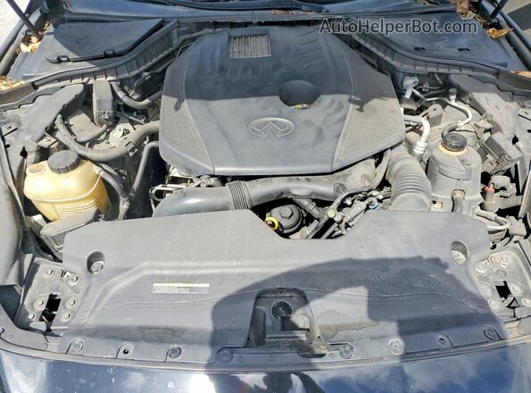 JN1CV7AP9JM241443 2018 INFINITI Q50 Black Rear interior view