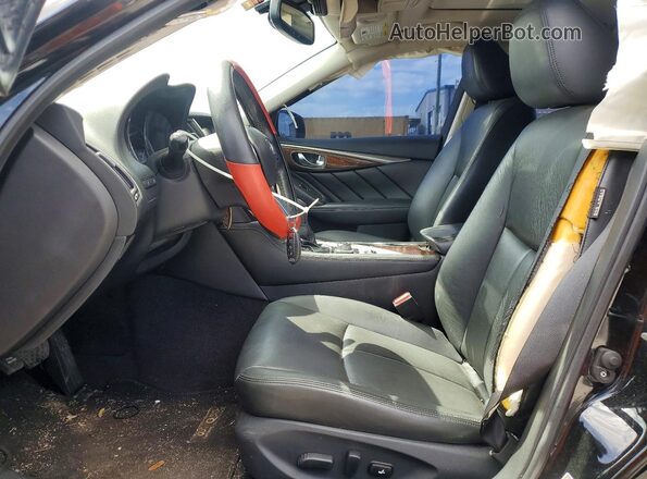 JN1CV7AP9JM241443 2018 INFINITI Q50 Black Front interior view