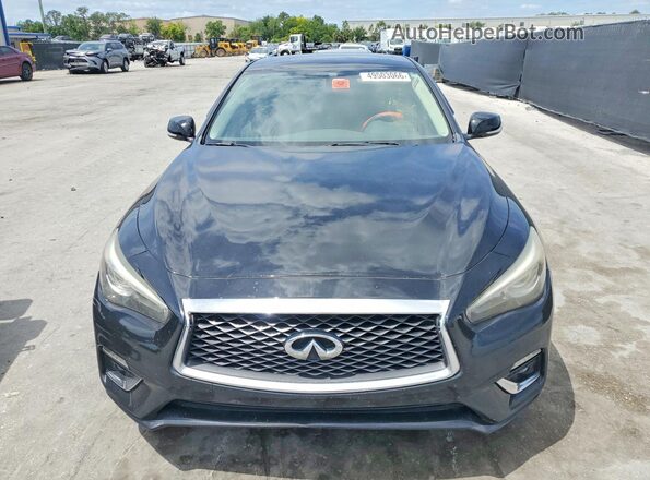 JN1CV7AP9JM241443 2018 INFINITI Q50 Black Front view