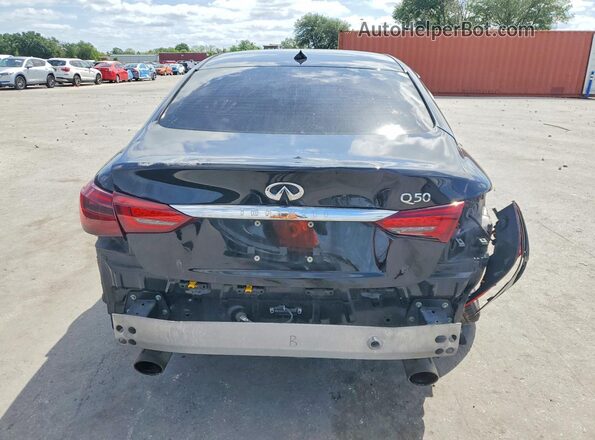 JN1CV7AP9JM241443 2018 INFINITI Q50 Black Rear view