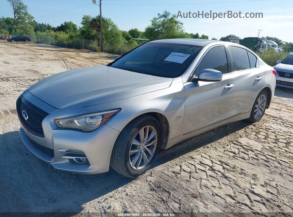 JN1CV7APXGM201770 2016 INFINITI Q50 Silver Front left
