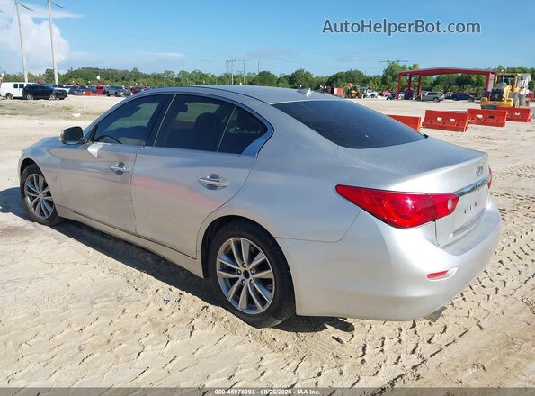 JN1CV7APXGM201770 2016 INFINITI Q50 Silver Rear left