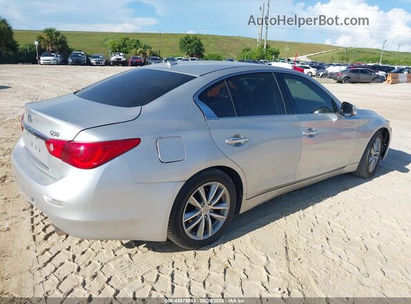 JN1CV7APXGM201770 2016 INFINITI Q50 Silver Rear right
