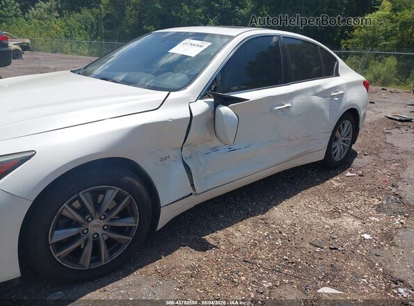 JN1CV7AR0HM682244 2017 INFINITI Q50 White Vista frontal