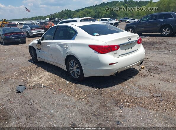 JN1CV7AR0HM682244 2017 INFINITI Q50 White Trasero izquierdo