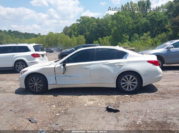JN1CV7AR0HM682244 2017 INFINITI Q50 White Vista interior de 360 grados
