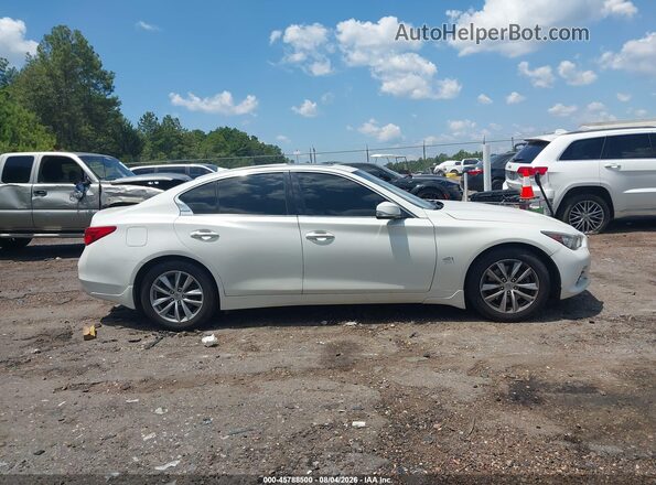 JN1CV7AR0HM682244 2017 INFINITI Q50 White Vista interior trasera
