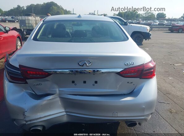 JN1CV7AR0KM350005 2019 INFINITI Q50 Серебряный 