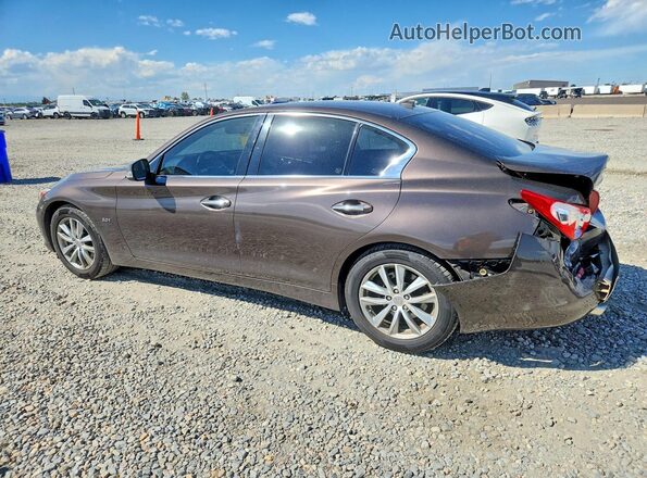 JN1CV7AR2GM250642 2016 INFINITI Q50 Brown Հետևի ձախ