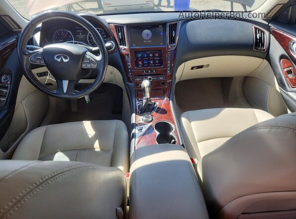 JN1CV7AR2GM250642 2016 INFINITI Q50 Brown Առջևի վահանակի տեսք