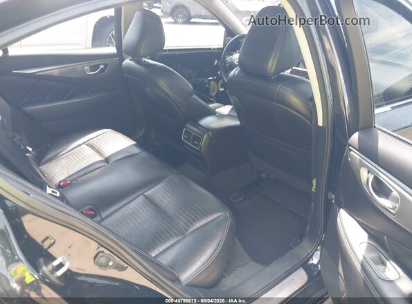 JN1CV7AR2HM680236 2017 INFINITI Q50 Black VIN კოდის სტიკერის ხედი