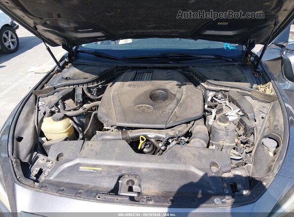 JN1CV7AR2JM280750 2018 INFINITI Q50 Серебряный Вид сзади