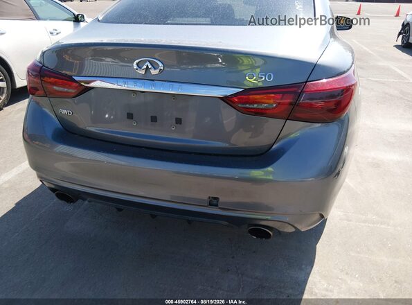 JN1CV7AR2JM280750 2018 INFINITI Q50 Серебряный 