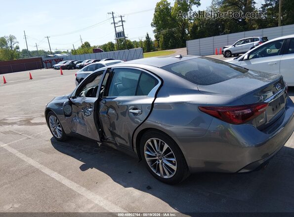 JN1CV7AR2JM280750 2018 INFINITI Q50 Серебряный Панорамный вид салона 360°